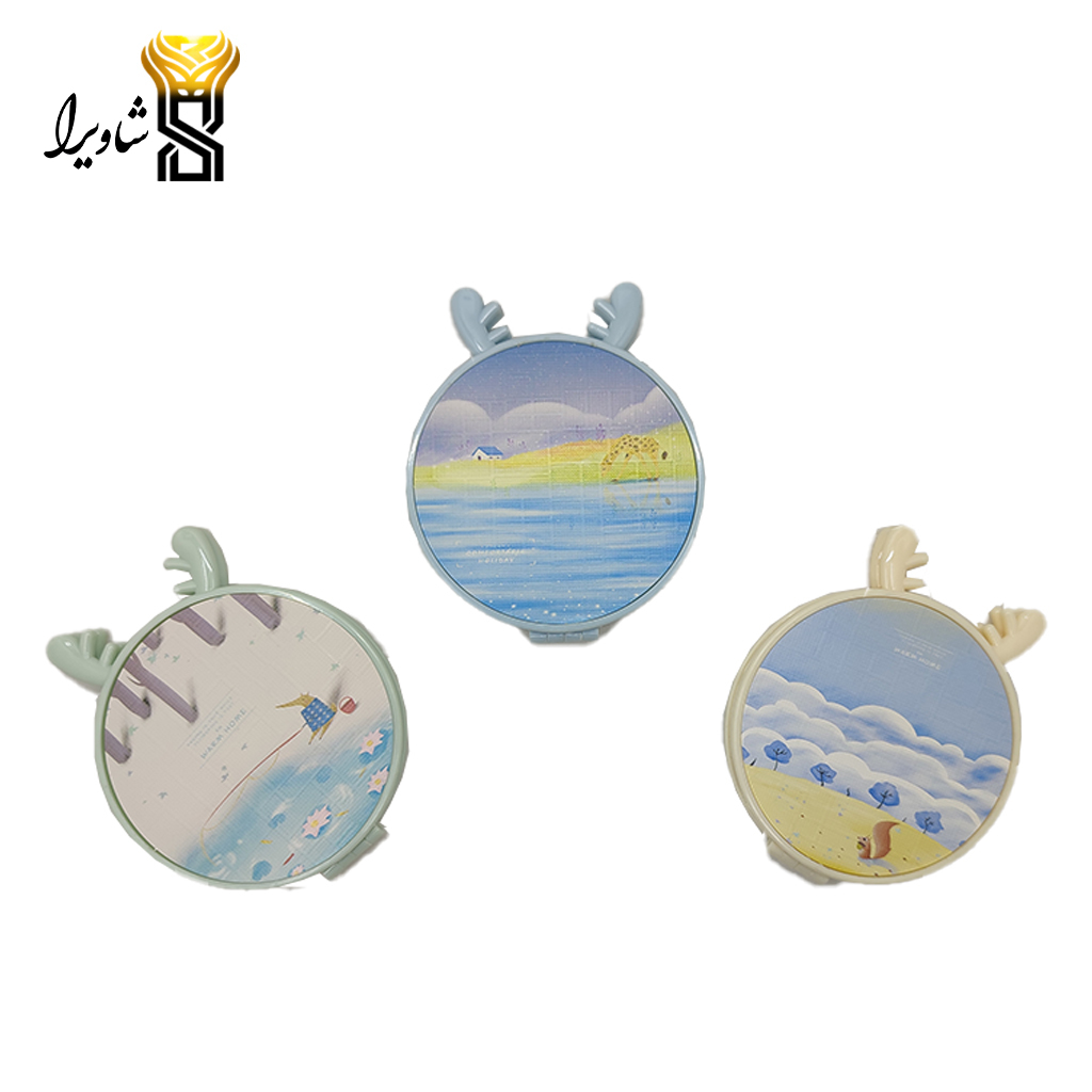 آینه جیبی گوزنی دو طرفه