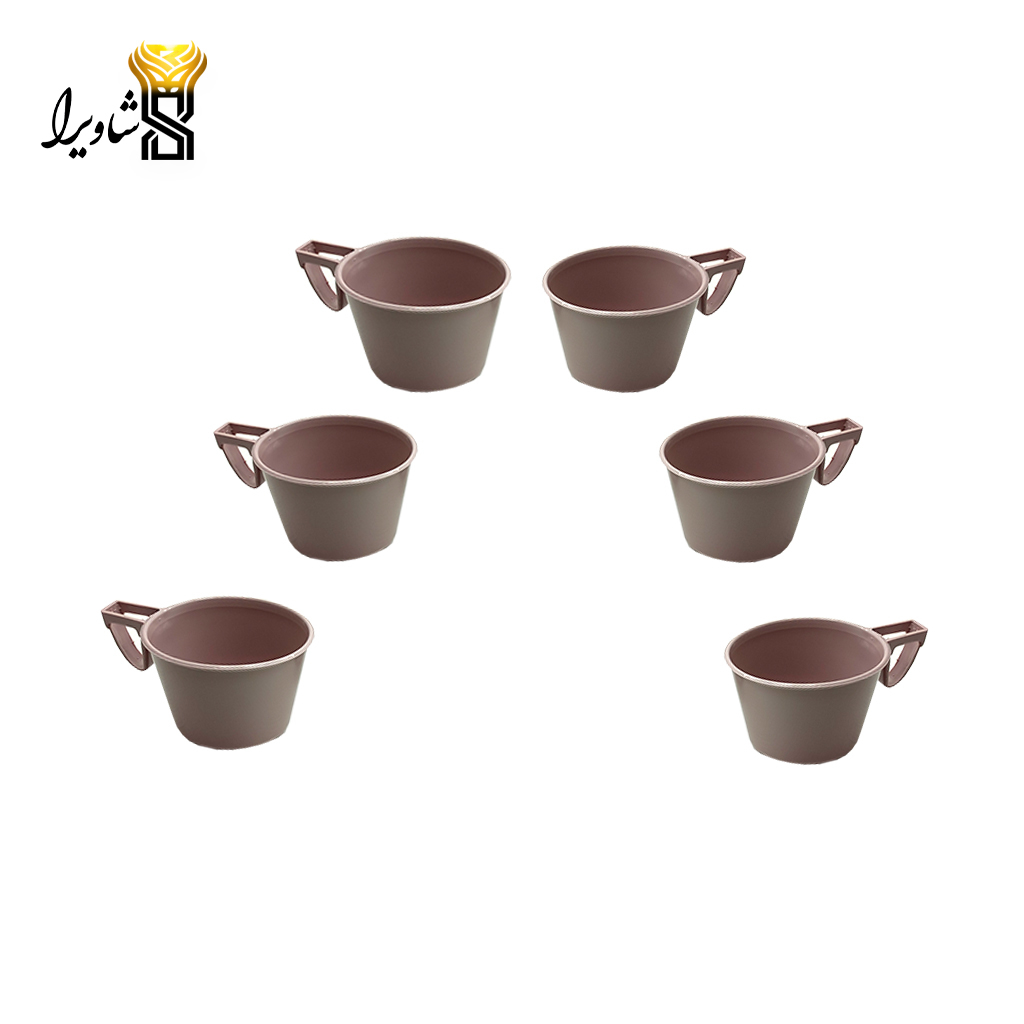 فنجان پلاستیکی 6تایی