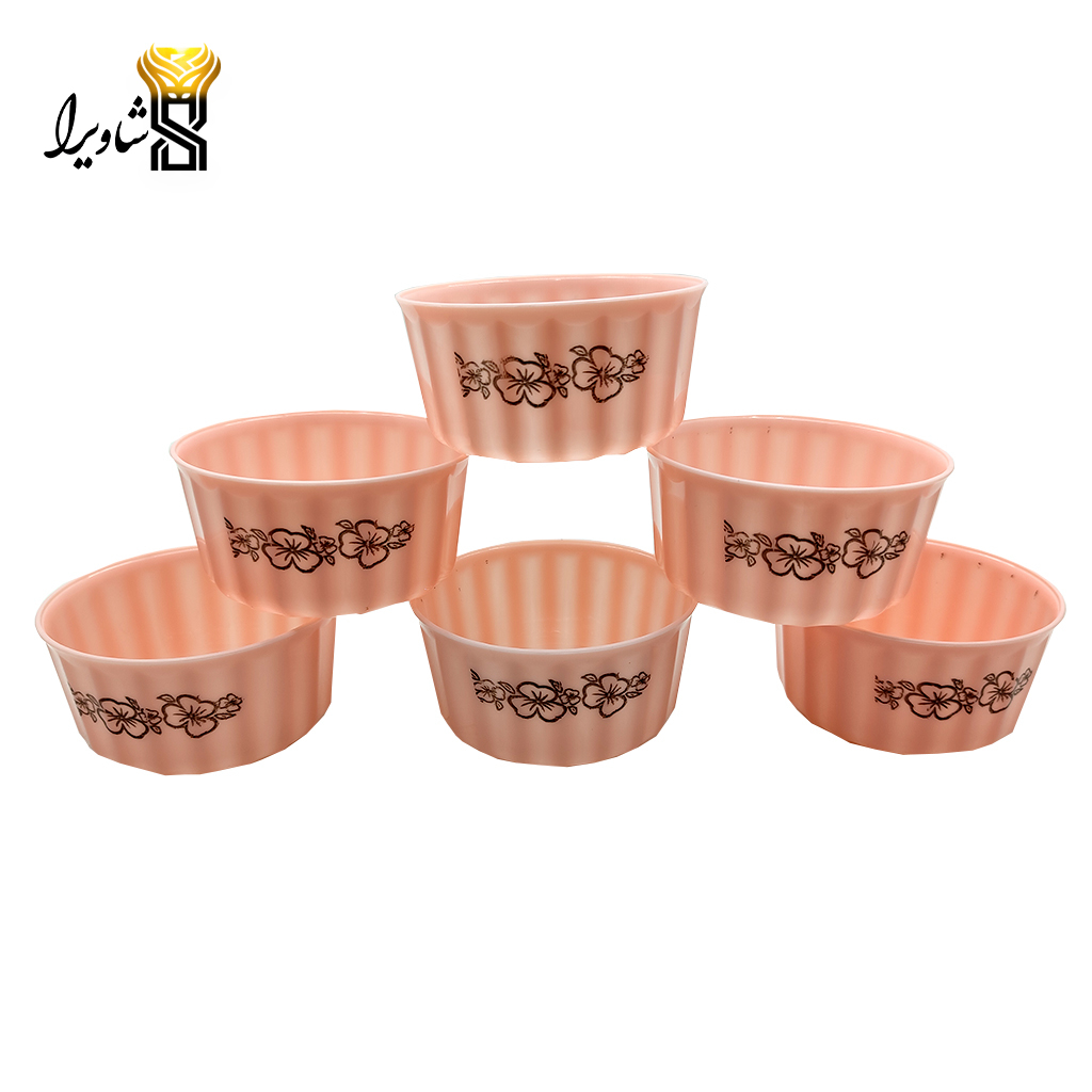 کاسه پلاستیکی 6 تایی