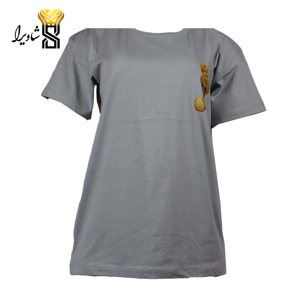 تیشرت مدل خرس بقل سینه پنبه ای درجه یک کد ۸۵۷ زنانه