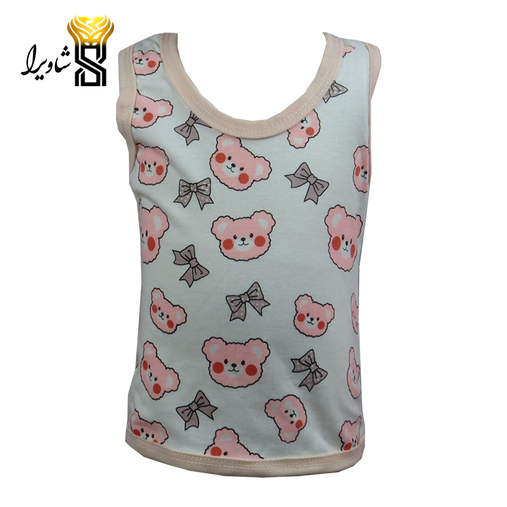 رکابی مدل خرسی ۱۰۰٪ پنبه سایز یک