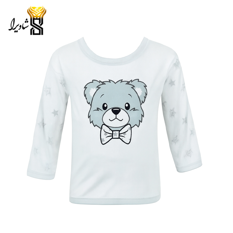 بلوز آستین بلند مدل تک خرس ۱۰۰٪ پنبه سایز یک