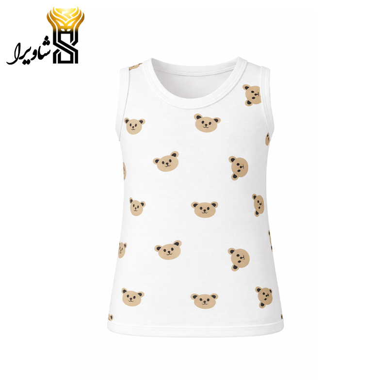 رکابی نوزادی مدل صد خرس ۱۰۰ درصد پنبه سایز یک