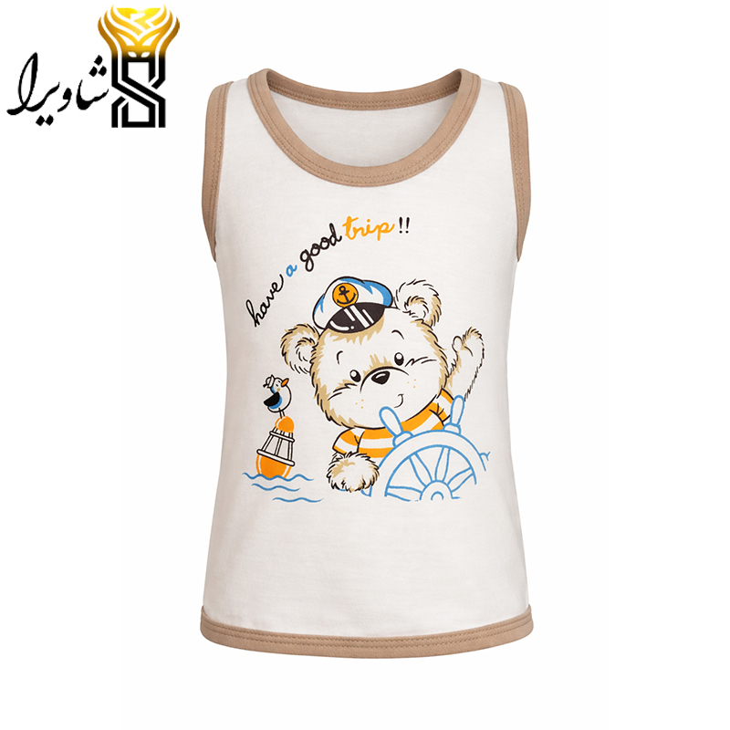 رکای نوزادی مدل خرس ناخدا ۱۰۰٪ پنبه سایز سه