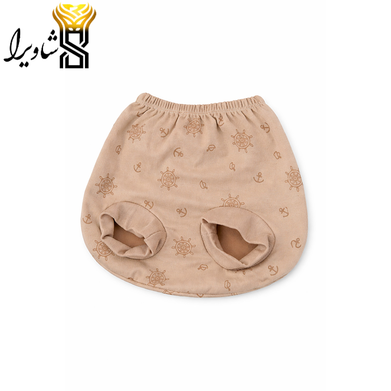 شورت عینکی نوزادی مدل خرس ناخدا  ۱۰۰٪ پنبه سایز سه