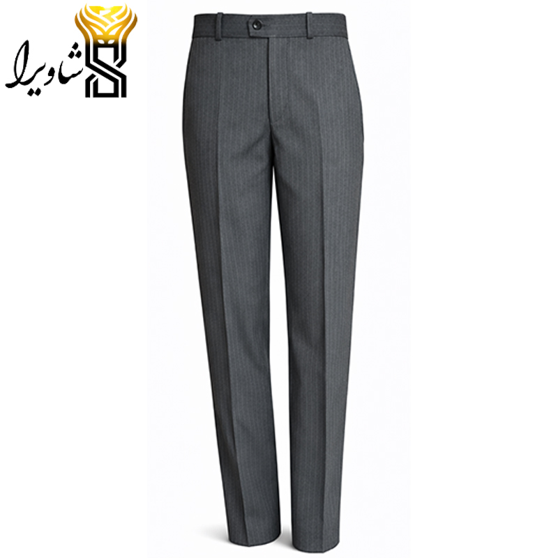 شلوار مردانه مدل زرین خطی ذغالی