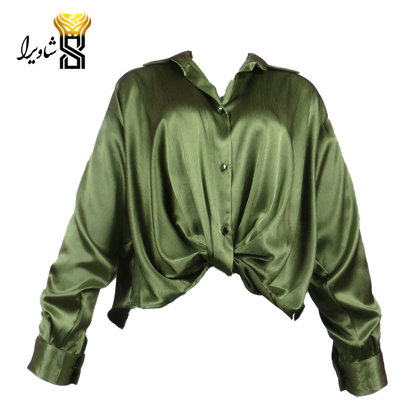 تصویر از شومیز ساتن حریر کد 1258