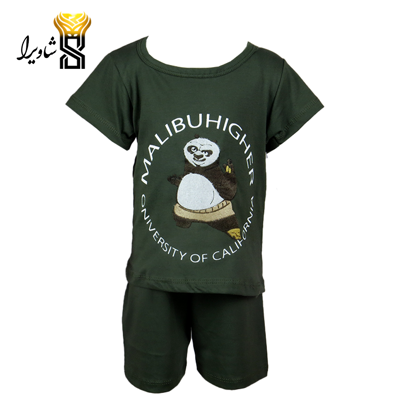 تصویر از ست تیشرت شلوارک پاندا