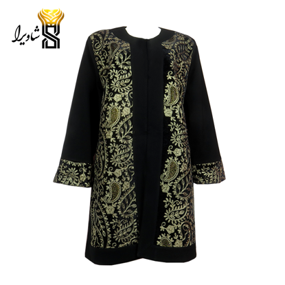 تصویر از مانتو کرپ مروی خرجکار هندی مدل بته جقه ای کد 661