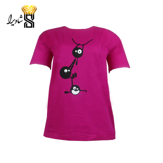 تصویر از تیشرت مدل سه آدمک پنبه‌ای درجه یک کد ۷۷۰ زنانه