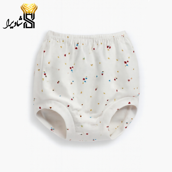 تصویر از شورت عینکی نوزادی مدل گیلاسی زر دار۱۰۰ درصد پنبه سایز یک